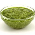 pesto Genovese, the green world famous sauce