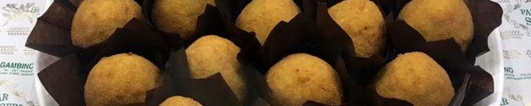 arancina, queen of the rosticceria at bar Sampolo