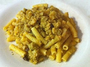 pasta with cauliflower