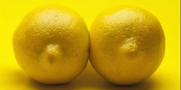 two lemons that may look like boobs. Department of Salute