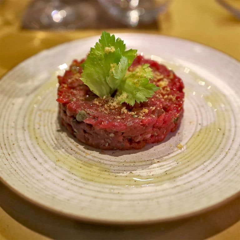 tartare at Giuseppe Costa's Dispensa