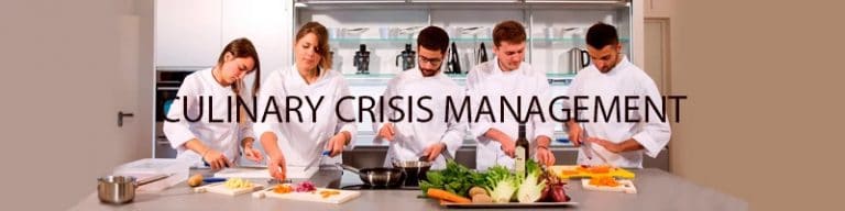 Culinary crisis management