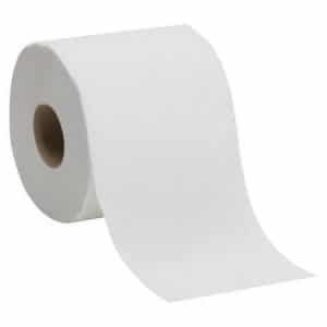 instead of a point, a roll of toilet paper