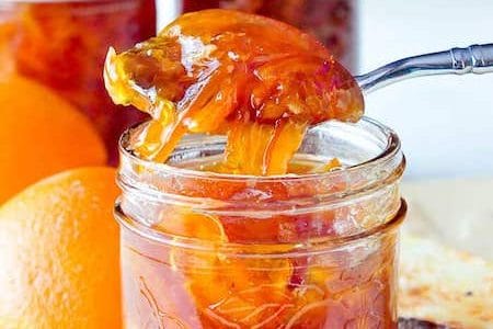 hot marmalade to accompany savory food