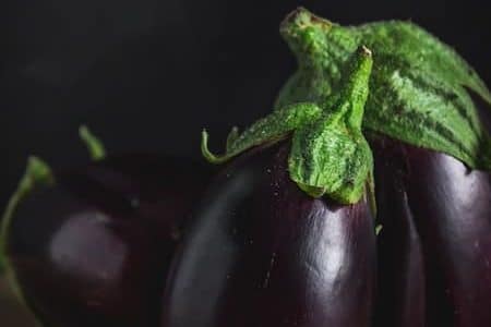 violet or purple eggplants