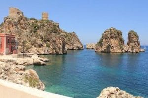 Ocean's twelve was shot in Scopello, Castellammare Sicily