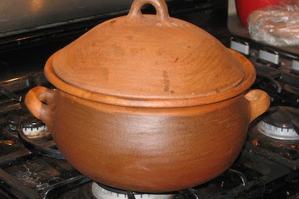 an earthenware pot
