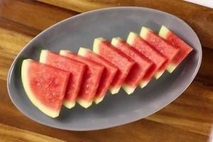 triangles of watermelon