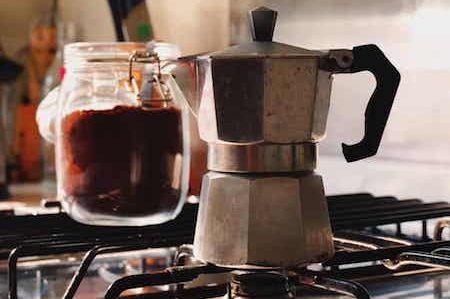 a coffee pot aka moka Italian Style