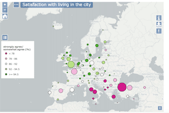 Quality of life in European the city
