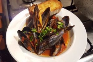 zuppa di cozze, mussels soup
