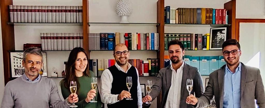 ODAV team toasting