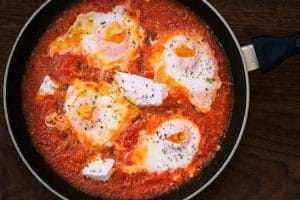spicy countryside eggs