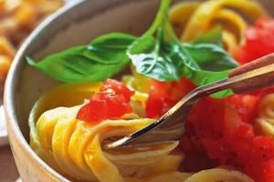 raw tomato pasta