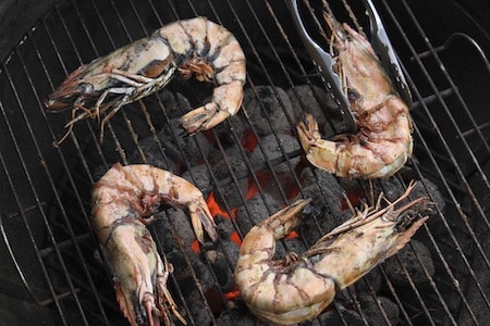 grilled Italian shrimp