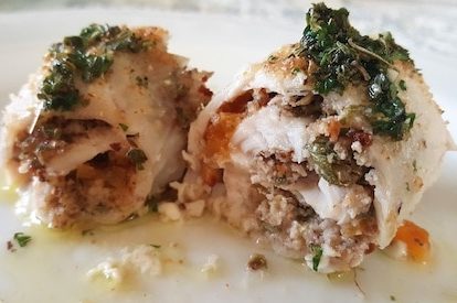 wrap with swordfish