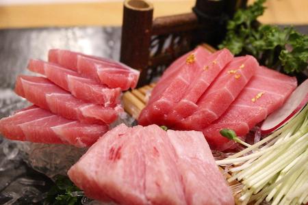 Triumphant raw tuna